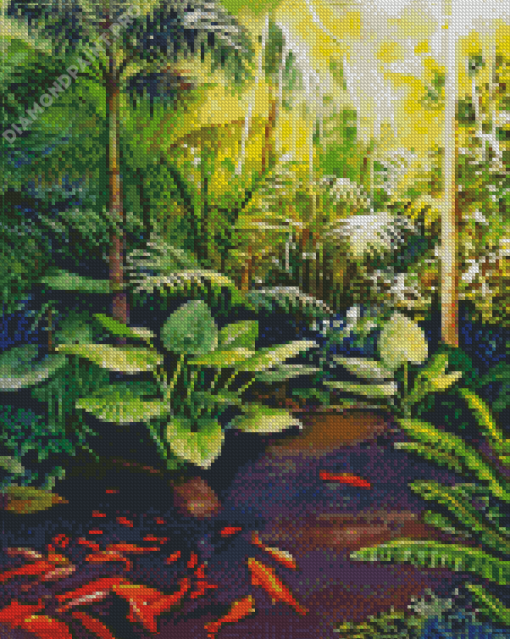 Aesthetic Jungle Plants Art Diamond Painting