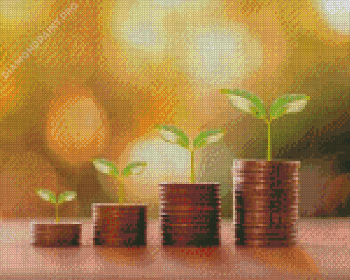 Aesthetic Nature Money Diamond Painting