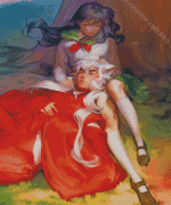 Aesthetic Inuyasha And Kagome Anime Diamond Painting