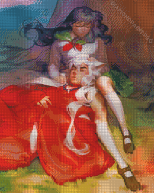 Aesthetic Inuyasha And Kagome Anime Diamond Painting