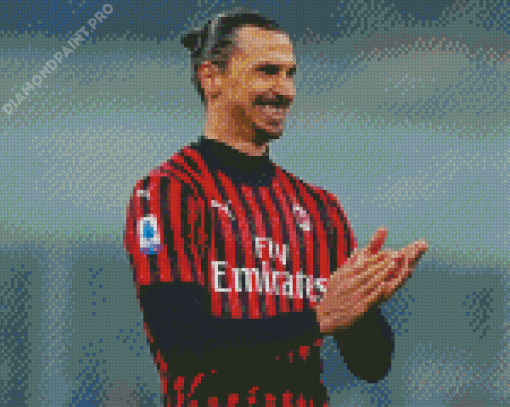 Aesthetic The Football Player Zlatan Ibrahimović Diamond Painting