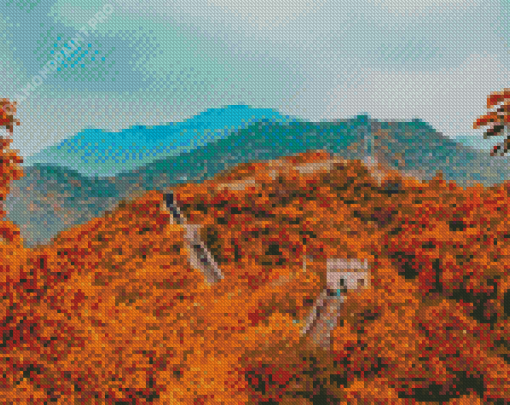 Autumn Asia Landscape Diamond Painting