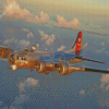 B17 Heavy Bomber Plane Diamond Painting
