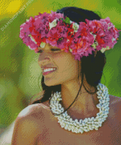 Beautiful Polynesian Woman Diamond Painting