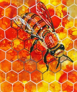 Bee In The Hive Art Diamond Painting
