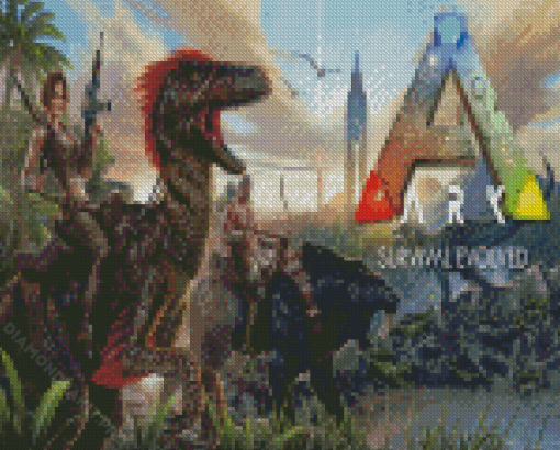 Ark Survival Evolved Poster Diamond Painting