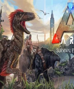 Ark Survival Evolved Poster Diamond Painting