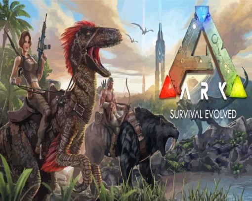 Ark Survival Evolved Poster Diamond Painting