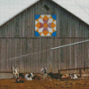 Barn With Quilt Diamond Painting