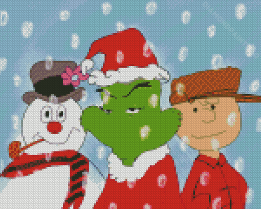 Christmas Cartoons Diamond Painting