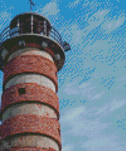 Close Up Brick Lighthouse Diamond Painting