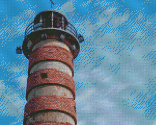 Close Up Brick Lighthouse Diamond Painting