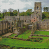 England Fountains Abbey Diamond Painting