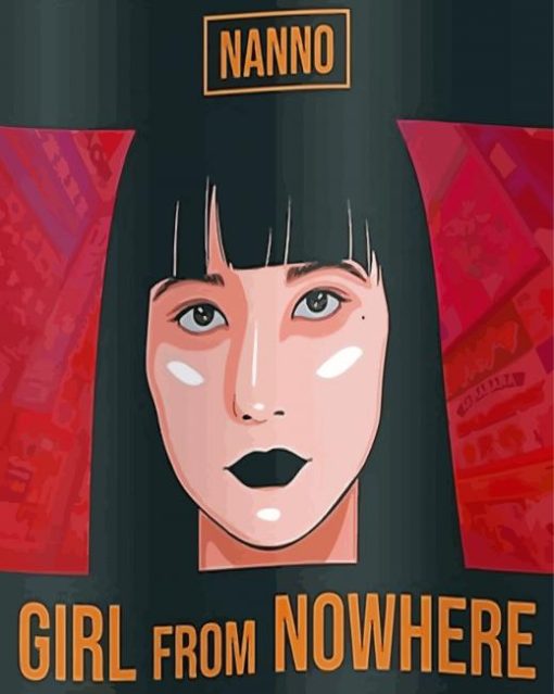 Girl From Nowhere Poster Art Diamond Painting