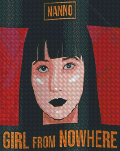 Girl From Nowhere Poster Art Diamond Painting