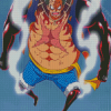 Luffy Gear 4 One Piece Diamond Painting