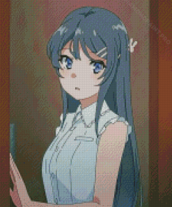 Mai San Anime Girl Diamond Painting