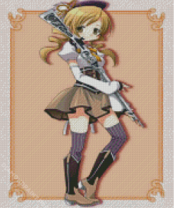 Mami Tomoe Anime Character Diamond Painting