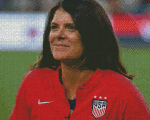 Mia Hamm American Footballer Diamond Painting