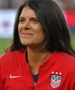 Mia Hamm American Footballer Diamond Painting