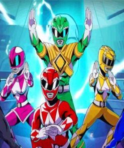 Mighty Morphin Power Rangers Diamond Painting