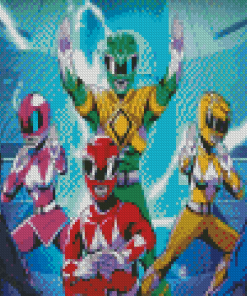 Mighty Morphin Power Rangers Diamond Painting