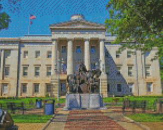 North Carolina State Capitol Raleigh Diamond Painting