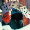 Photoshoot With Poker Cards Diamond Painting