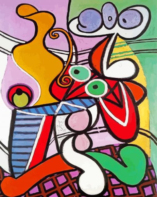 Picasso Great Still Life On Pedestal Diamond Painting
