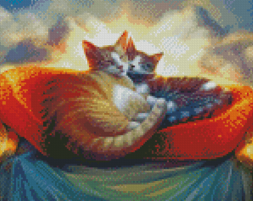 Renaissance Cats Diamond Painting