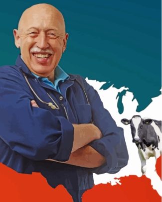 The Incredible Dr Pol Poster Diamond Painting