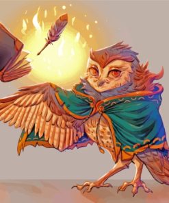 The Magic Owl Diamond Painting