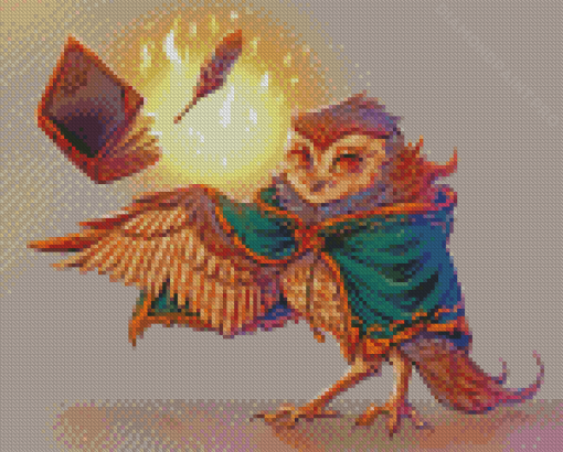 The Magic Owl Diamond Painting