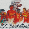 USC Trojans Basketball Poster Art Diamond Painting