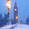 Winter Scenery In London Diamond Painting