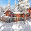 Aesthetic Norwegian Cabin In Snow Diamond Painting