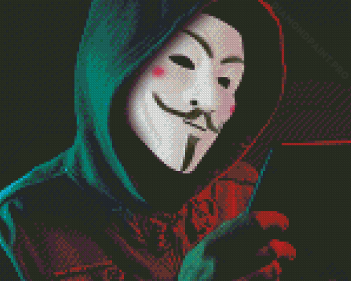 Anonymous Mask Diamond Painting