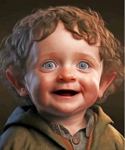 Baby Frodo Baggins Diamond Painting
