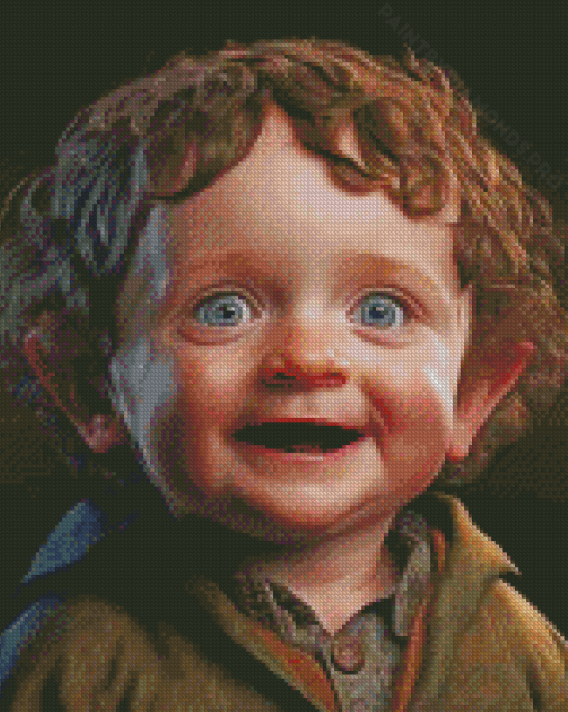 Baby Frodo Baggins Diamond Painting