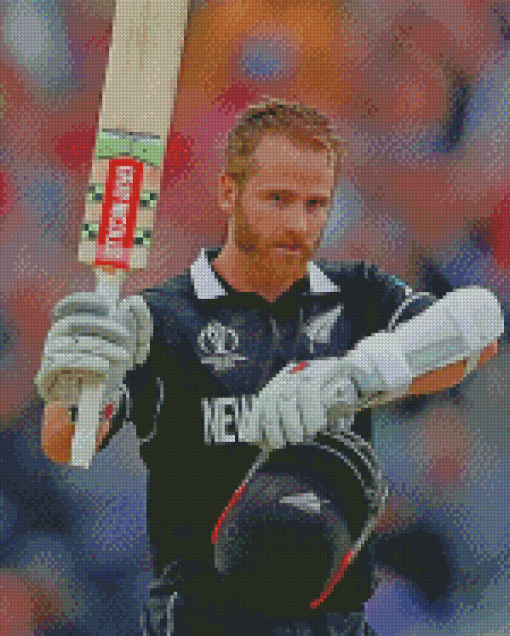 Cool Kane Williamson Diamond Painting