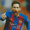 Cool Messi Barcelona Diamond Painting