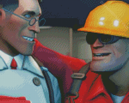 Cool Team Fortress Diamond Painting