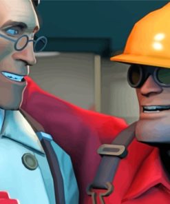 Cool Team Fortress Diamond Painting