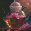 Floral Tea Diamond Painting