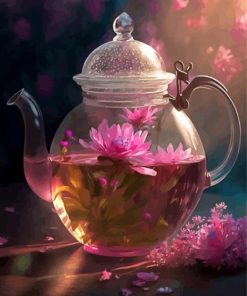 Floral Tea Diamond Painting
