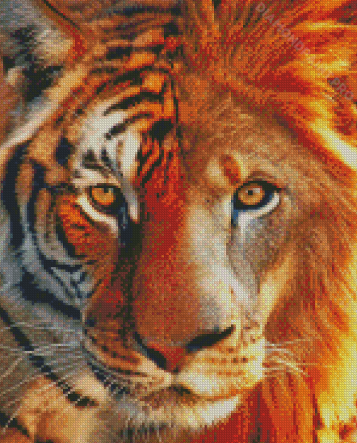 Lion Tiger Diamond Painting