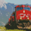 Red Cnr Train Diamond Painting