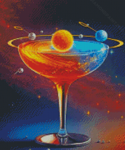 Space Cup Diamond Painting