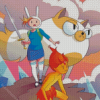 Adventure Time Fionna And Cake Diamond Painting