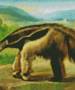 Anteater Animal Diamond Painting